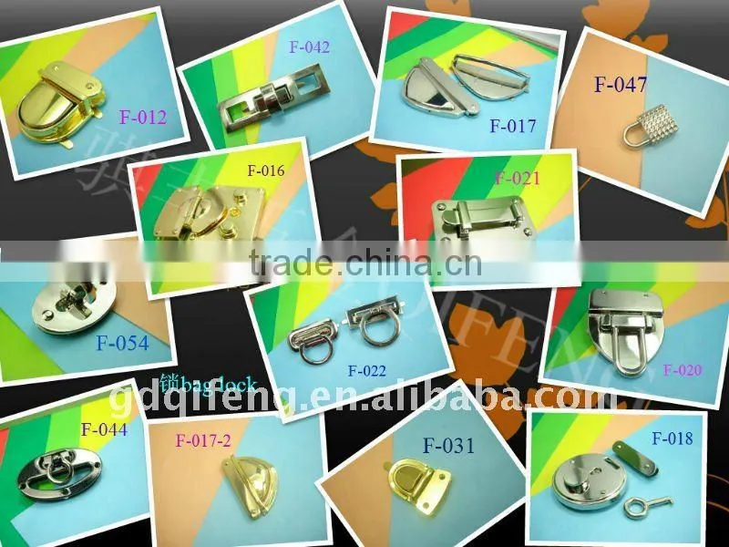qifeng decoration metal logo f-1034 luggage set