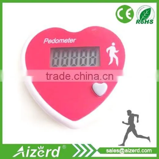 Beautiful shape pedometer for festival promation