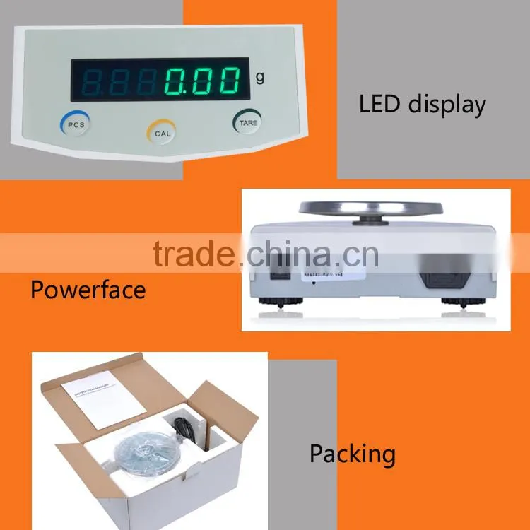 0.1g 1200g load cell LED display aluminum alloy weight digtial scale