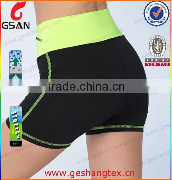 Quick dry lady high waist ladies shorts