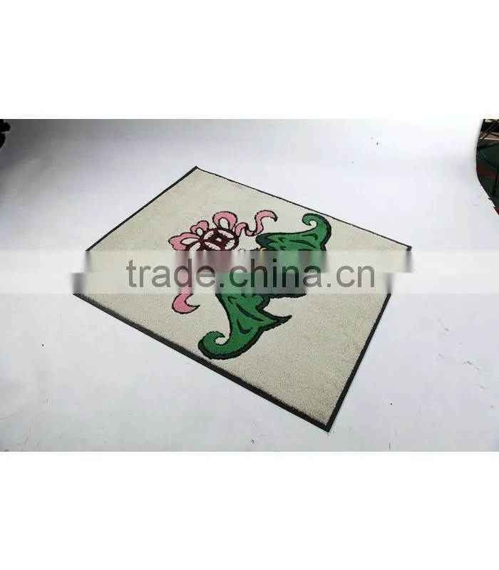 Custom 100% Nylon Antiskidding Mildew Proof Logo Mat For Outdoor