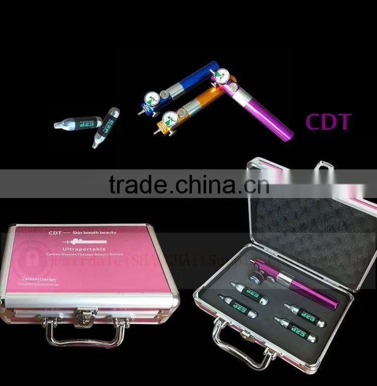 high quality medical C2P co2 gas cartridges cdt carboxytherapy machine carboxytherapy cdt skin breath device C2P CDT