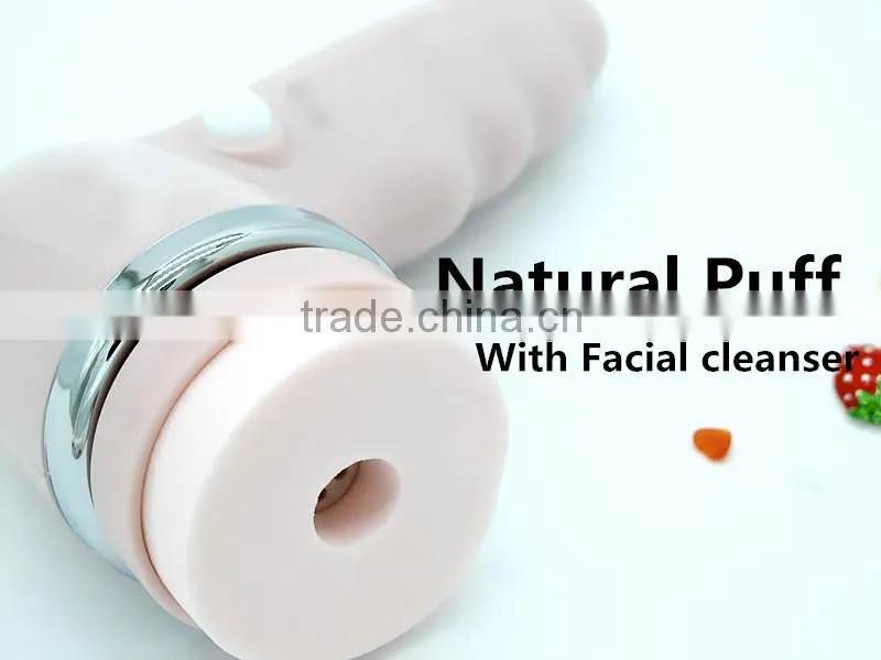 4 in1 Ultrasonic Multi-function Electric Face Beauty Deep Cleaning Massage Brush