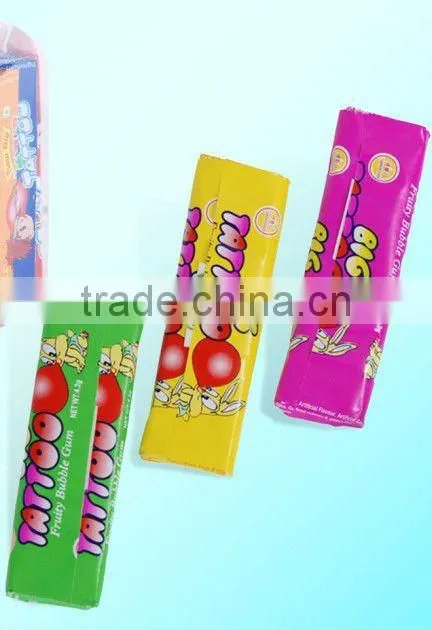 Colorful Bubble Gum with Tattoo12