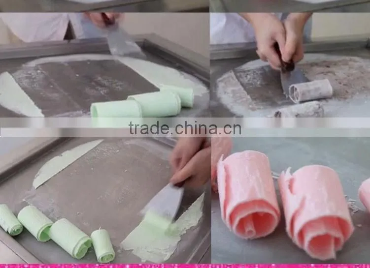 factory supply fried ice cream machine, ice cream fried machine, commercial fried ice cream machine