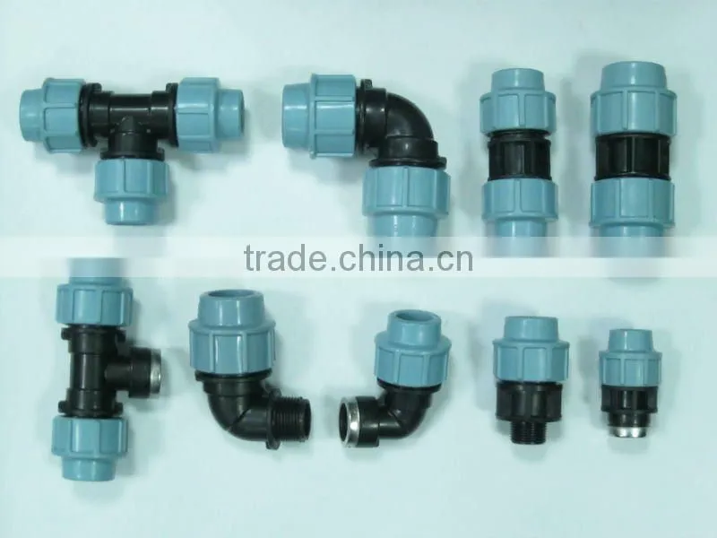 PP FITTINGS FOR PE PIPE( ADAPTOR& ELBOW& TEE)