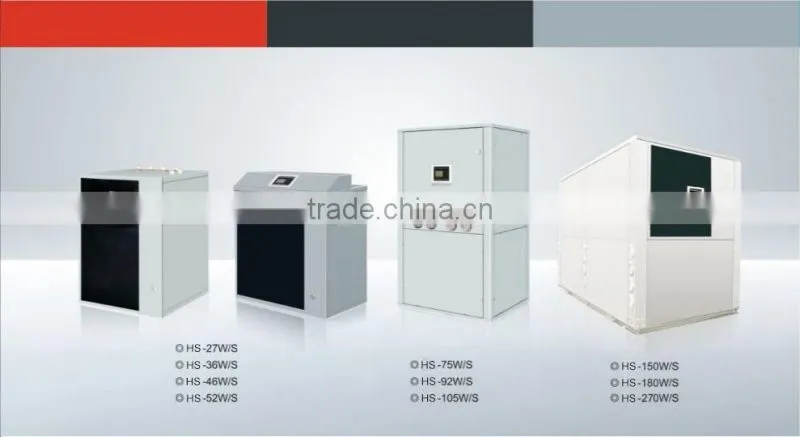 scroll compressor water source heat pump water heater