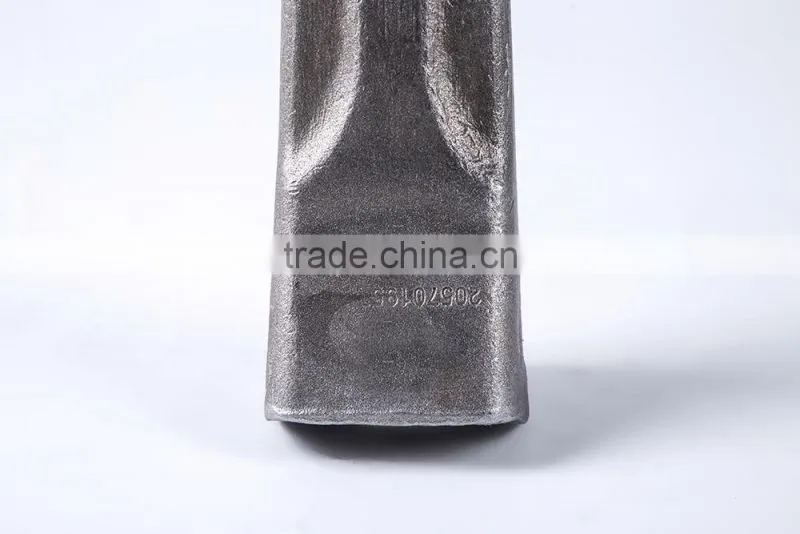 Forging bucket teeth for excavators