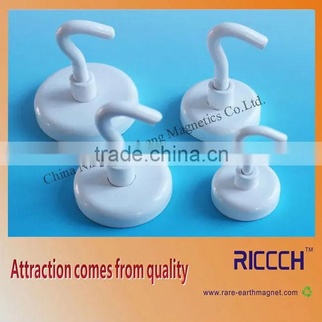 Strong internal thread neodymium pot magnet