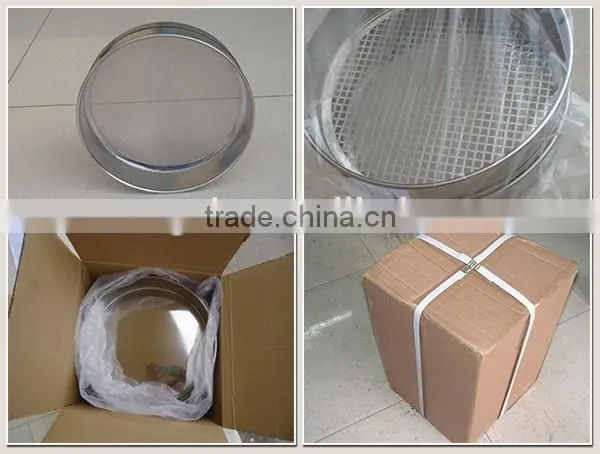 304 stainless steel hot sale diameter 200 mm test sieves