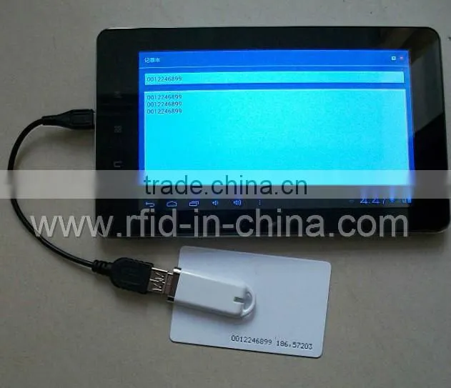 Proximity Card RFID Mobile Readers with USB & headphone jack port