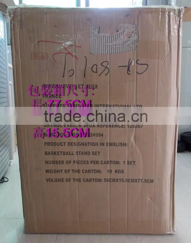 OEM Blow Molding Plastic Basketball Stand 44'' Adjustable Basketball Hoop Stand System