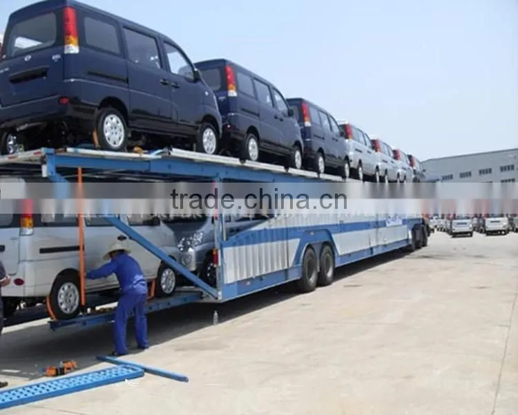 3 Axle car transport semi trailer and truck for 6-10 cars