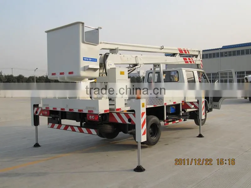 sinotruk howo 16m high lifting platform truck