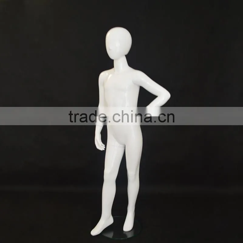 Removeable head teenage boy mannequin for clothes display
