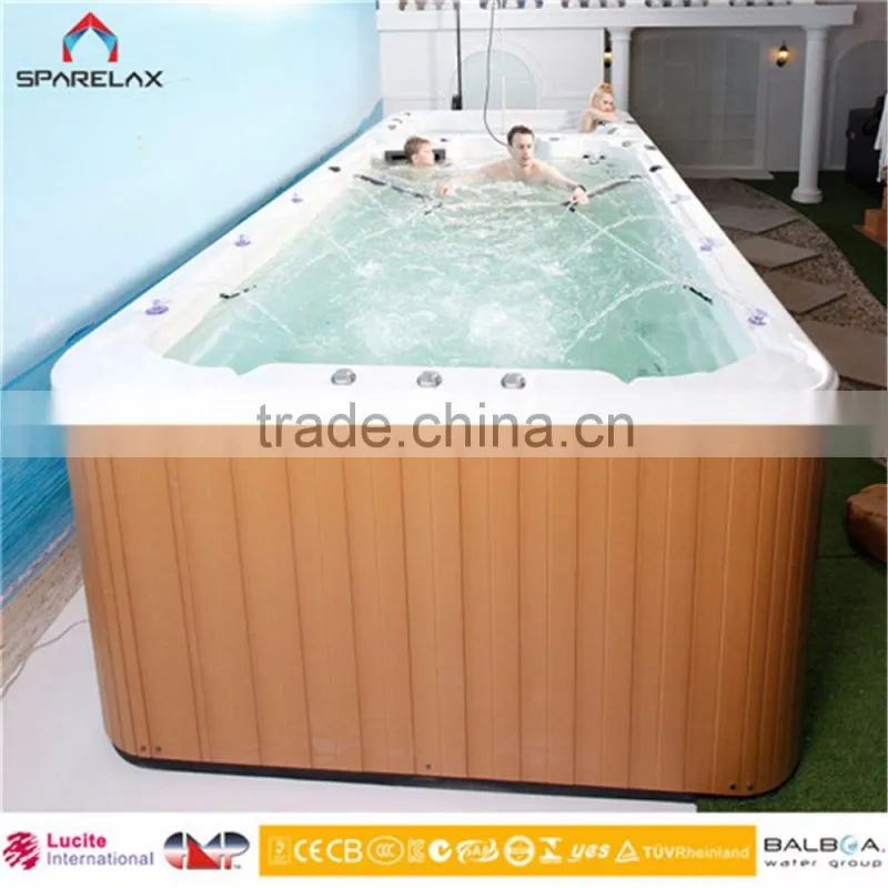 With CE,TUV,ETL Best Way Swimming Pool, 6 Meter Long Ourdoor Large Balboa Fiberglass Swimming Spa Pool
