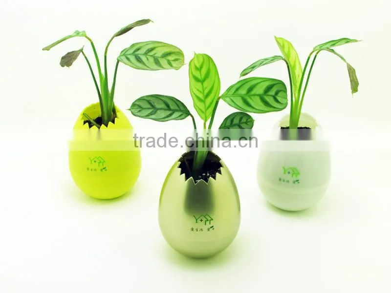 No drainage eco-friendly oil coating 9 color flower pots wholesale