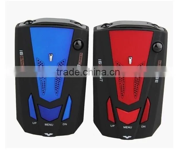 Hot-selling Radar Chronograph Car Radar Detector 360 Degree Russian/English Voice Remind Car Speed Limited V7 Radar Detector