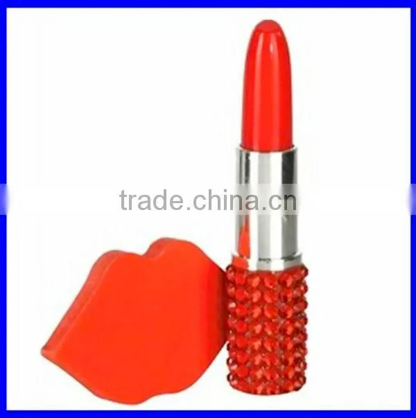Gift Stationery lipstick point pen with diamond