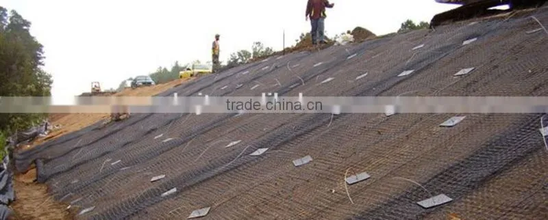 Strengthen the road surface and roadbed Biaxial warp knitted fiberglass geogrid Fiberglass geogrid