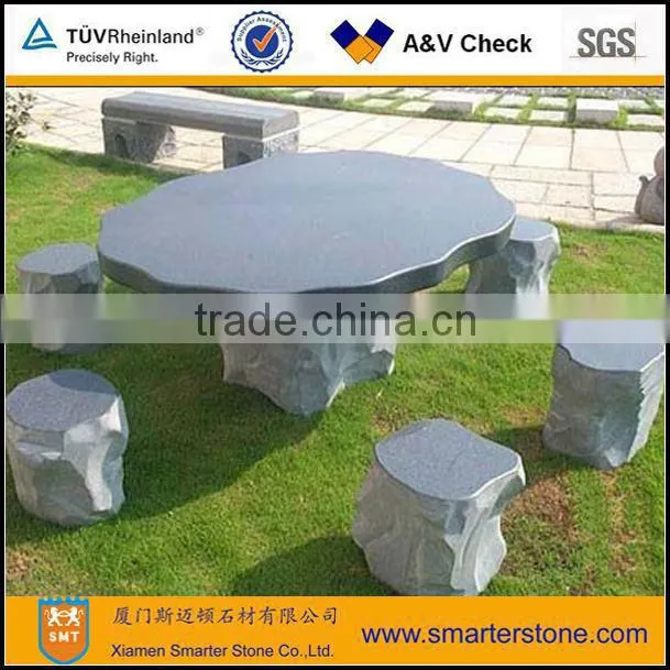 Classical round and square modern stone coffee table