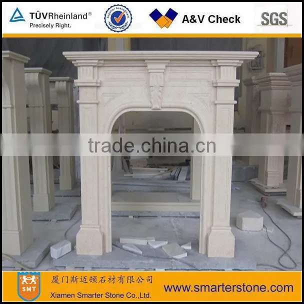 Sunny Beige Fireplace