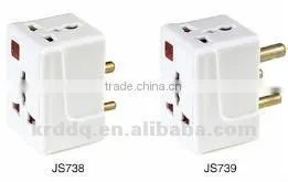 female to male electrical europe plug adapter
