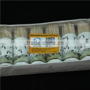 Hot Sale Individually Cello Wrapped Birch Wooden Toothpick