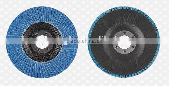Zirconia Alumina with fibre glass cover abrasive flap disc