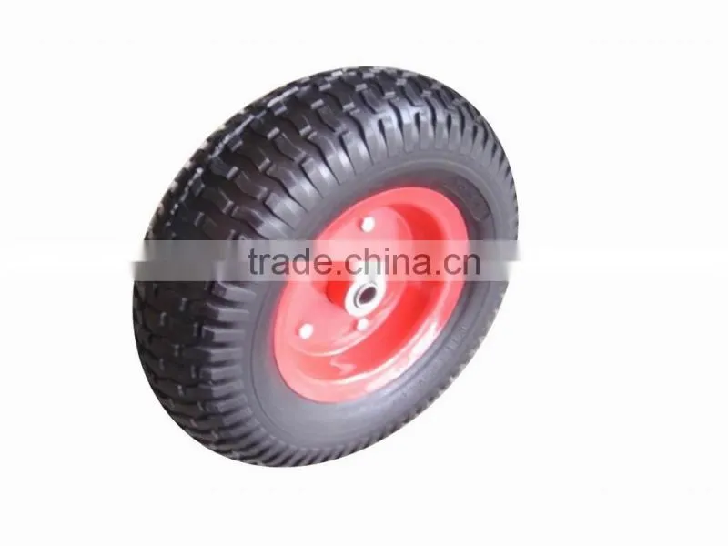 flat free wheel 5.00-6 with flat free tire