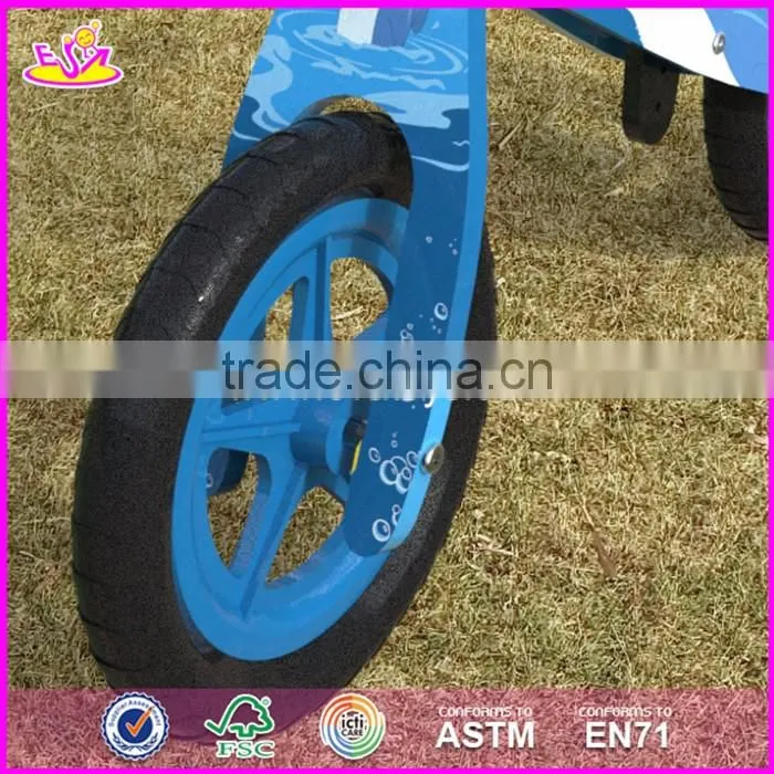 2017 New original work kids wooden balance bike made in china W16C171