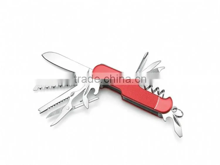 Multi toolS folding pocket knife, flashlight,compass with gift box