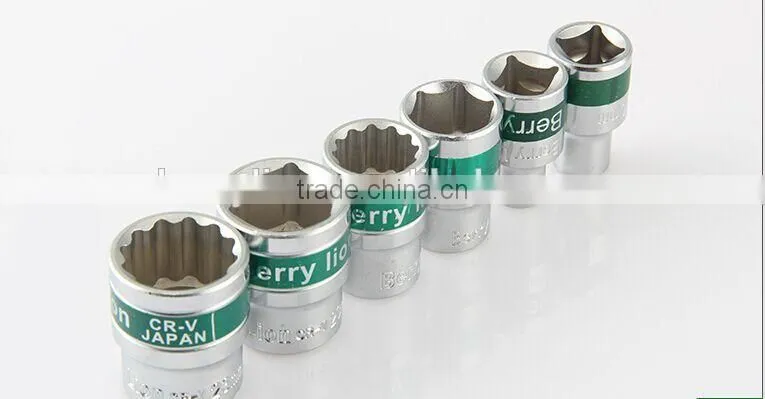 Berrylion Hexagon Socket Dual color mirror finished half inch Socket