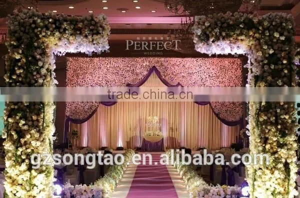 2015 new garden decorations artificial flower wall for residence and house