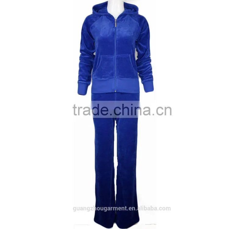 custom cheap velour tracksuits for women