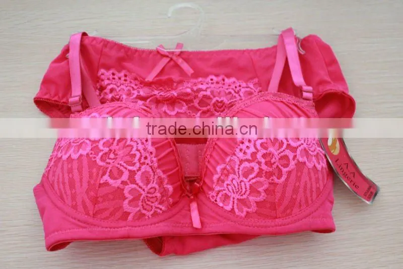 Ladies bra&brief set wholesale/cheap underwear