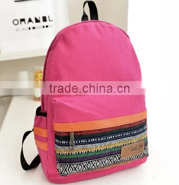 wholesale drawstring waxed canvas backpack manufacturers china