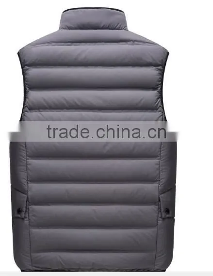 2016 man Winter Down Vest with Factory Price
