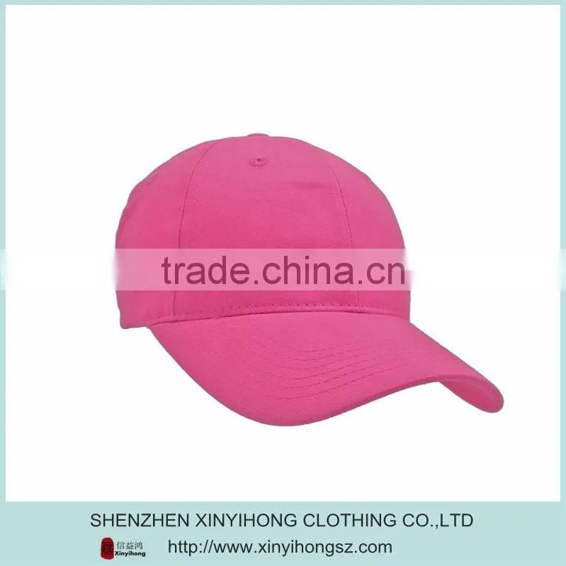 custom top quality 100% cotton twill baseball cap/golf sports caps