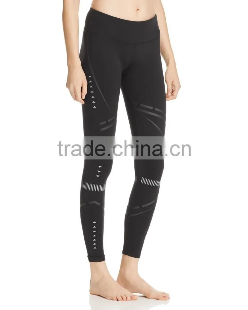 Wholesale Leggings 2017 ladies new design compression fitness gym yoga leggings