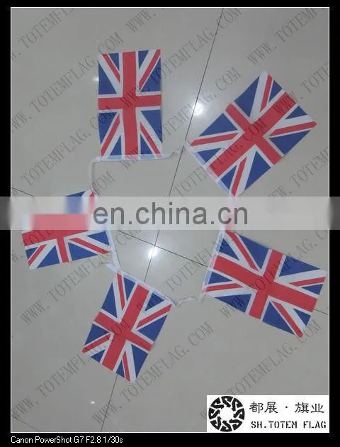 Block Style Bunting Flags