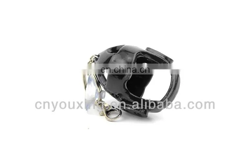 Taekwondo Blue Head Protector Guard Helmet Gear Stainless Steel Keychain