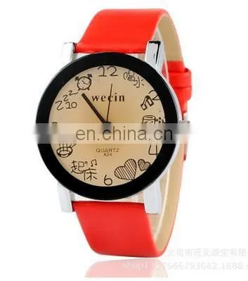 Creative Personality Minimalist Leather Normal Watch Men And Women Couple Watch Smart Electronics Casual Watches