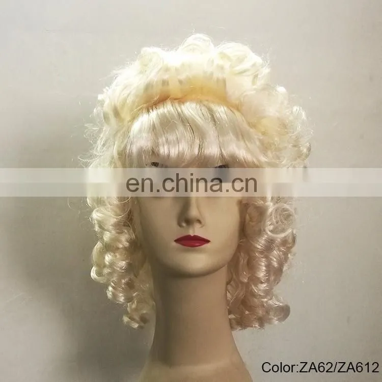 Carnival Barock white nobal wigs P-W240