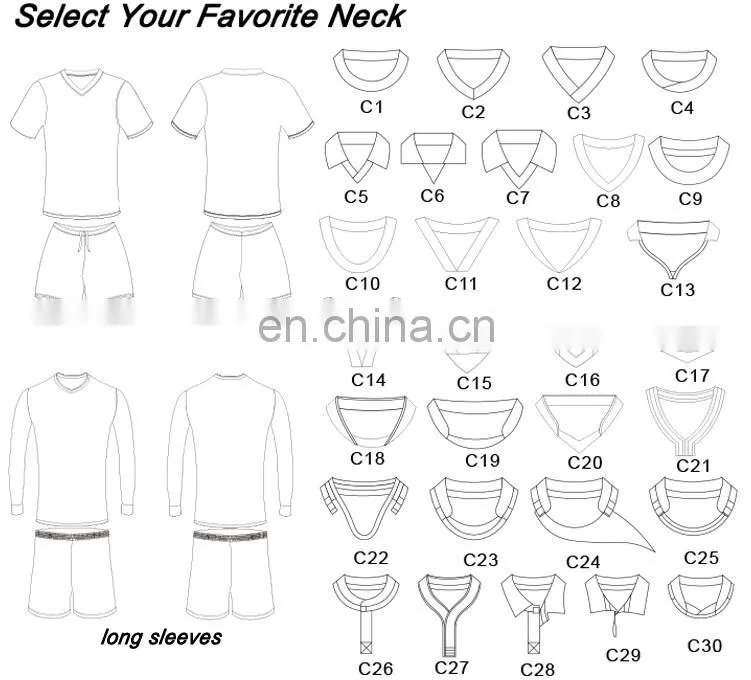 Sublimation Custom Men's Cheap Soccer Uniforms Shirts