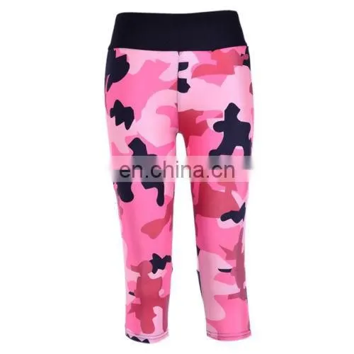 fitness clothes quick dry yoga pants leggings custom print jogging pants with pocket