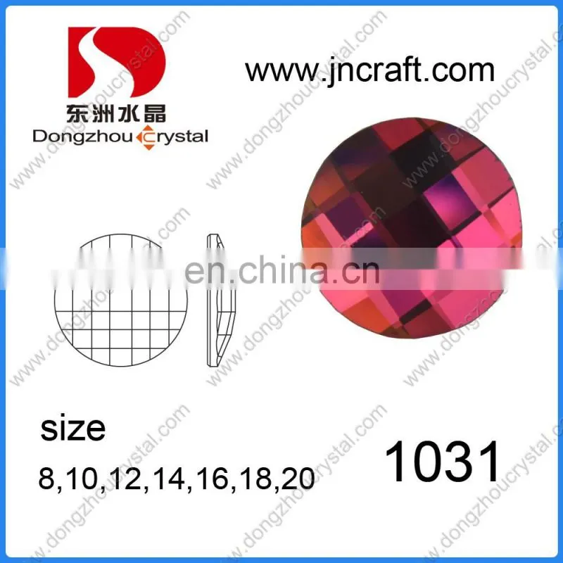 DZ-1012 Wholesale Loose Crystal Garment Beads Mirror Glass Stone for Clothing Decoration