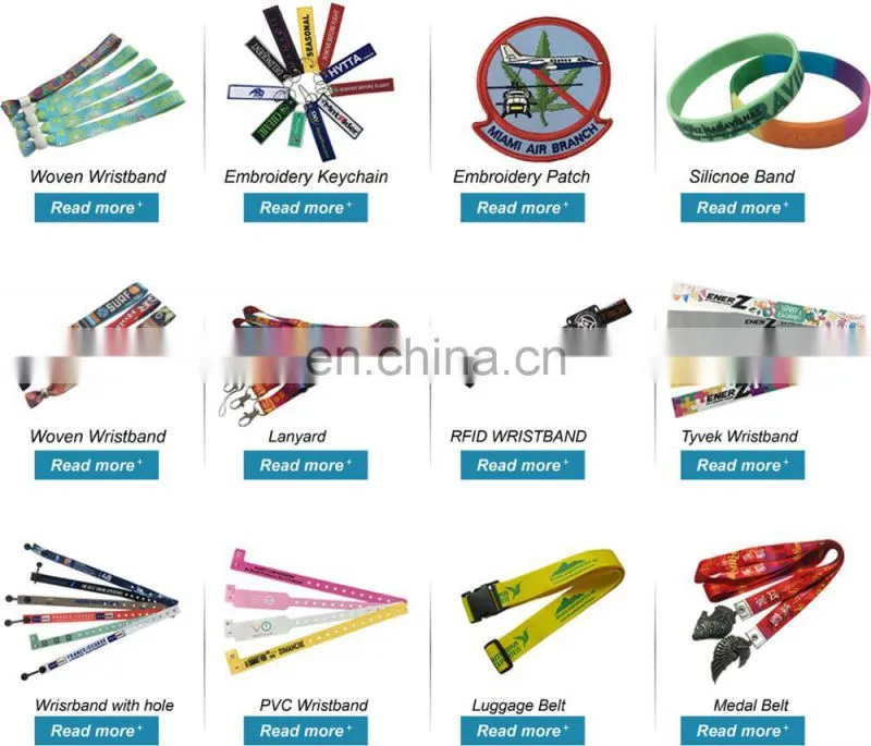 Customized big embroidery decorated giveaway key chains, bulk cheap cloth polyester keychains with logo for sale