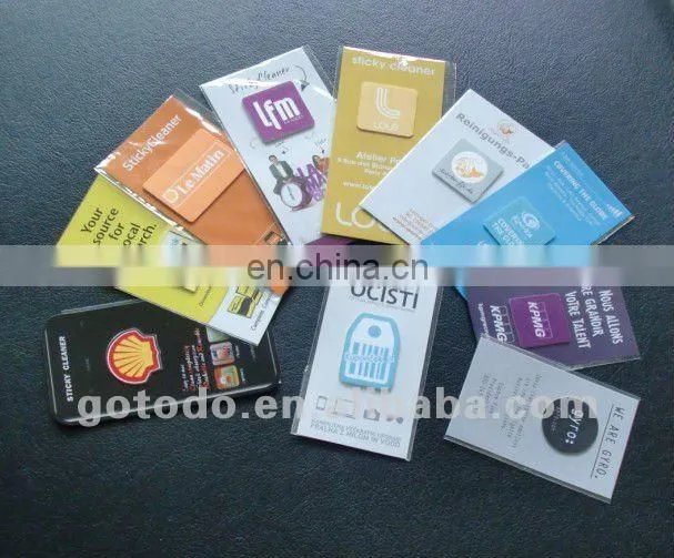 mobile phone screen wiper,sticky notes pad,cell phone sticky wiper cleaner
