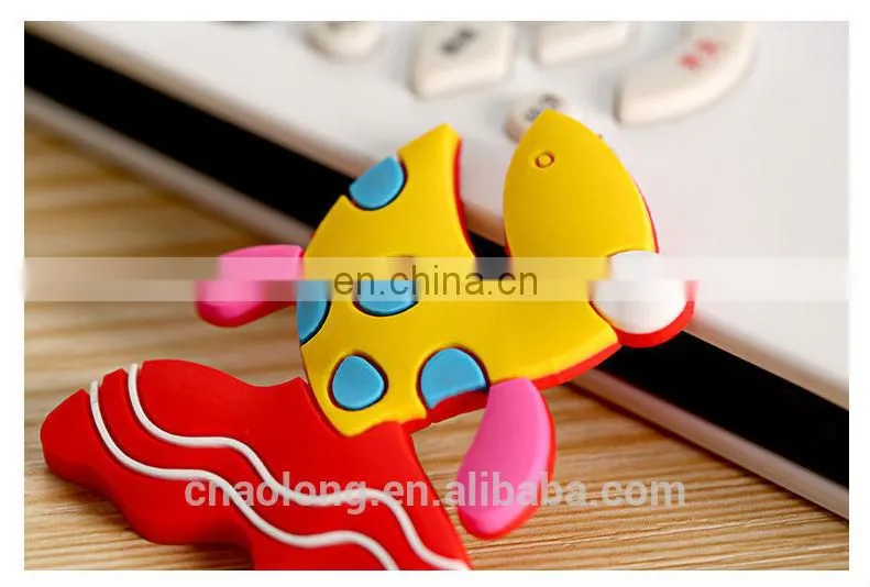 fish logo soft pvc refrigerator magnet,rubber fridge magnet for promotion gift